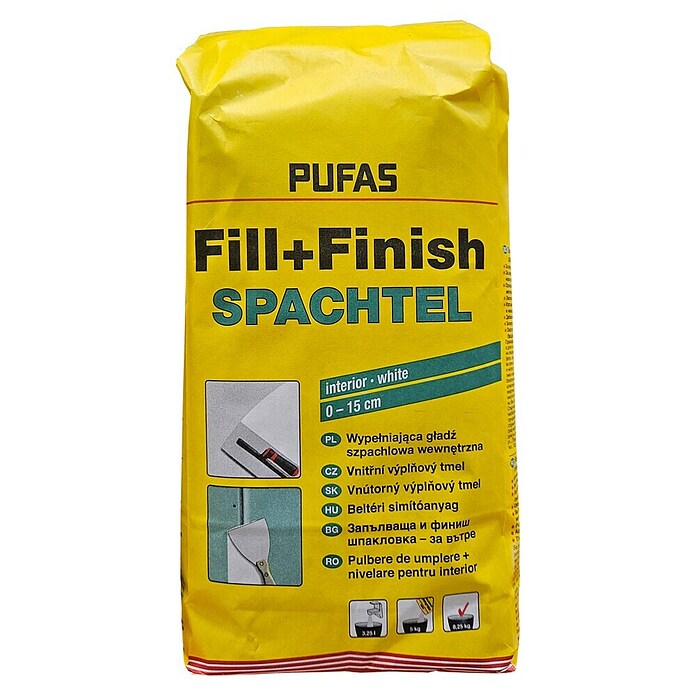 Pufas Površinsko polnilo za glajenje  (5 kg) | 5920 - Spachtelmassen innen | HADI - Renovierungprodukte | HAD - Farben | HA - Farben | H - Innendeko/Farben | BAUHAUS