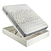 Espacio Descanso Canapé y colchón (L x An x Al: 190 x 135 x 56 cm, Blanco, Abatible, Espuma HR y Viscoelástica) | BAUHAUS