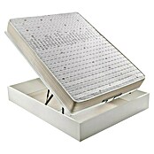 Espacio Descanso Canapé y colchón (L x An x Al: 190 x 90 x 54 cm, Blanco, Abatible, Espuma HR y Viscoelástica) | BAUHAUS