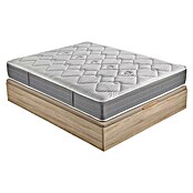Espacio Descanso Canapé y colchón (L x An x Al: 190 x 90 x 58 cm, Natural, Abatible, Muelles ensacados y Viscoelástica) | BAUHAUS