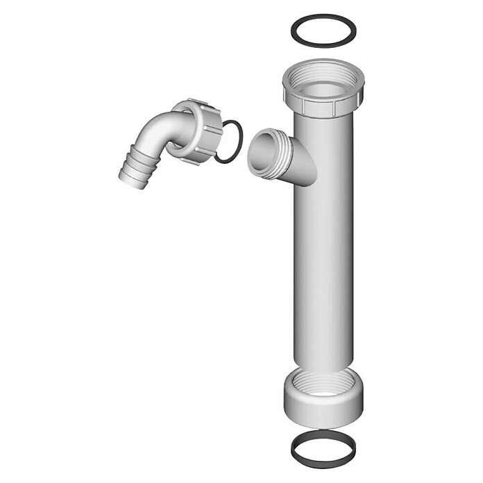 LIV Potopna cev za pomivalni stroj  (Plastika) | 4057 - Bögen und Abläufe | DCDB - Spülkästen und Zubehör | DCD - Sanitärinstallation | DC - Sanitärinstallation | D - Sanitär | BAUHAUS