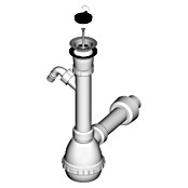 Umivalniški sifon  (Polipropilen, Premer cevi: 40 mm) | 4040 - Sifons/Abläufe/Ablaufgarnituren | DCDA - Wasserinstallation | DCD - Sanitärinstallation | DC - Sanitärinstallation | D - Sanitär | BAUHAUS