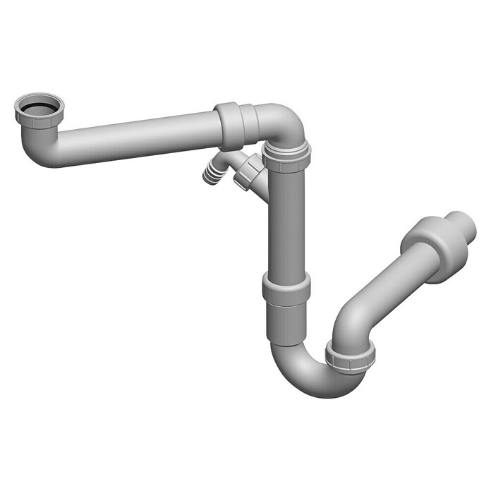LIV Umivalniški sifon  (Plastika, Premer: 40 mm) | 4040 - Sifons/Abläufe/Ablaufgarnituren | DCDA - Wasserinstallation | DCD - Sanitärinstallation | DC - Sanitärinstallation | D - Sanitär | BAUHAUS