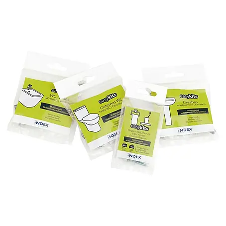Index Easykit Juego de fijaciones para canaletas y rodapiés