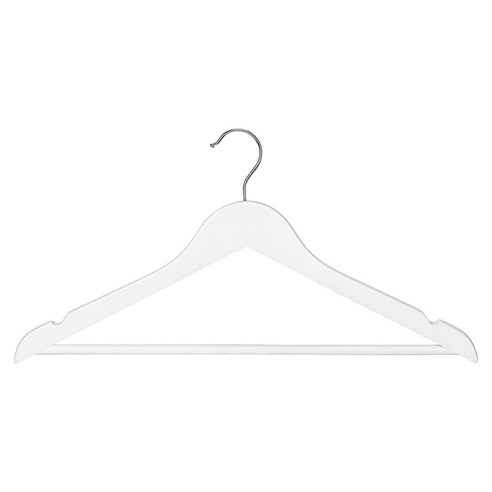 Obešalnik za oblačila  (Bela, 5 kos) | 7175 - Haushaltshelfer | HHEA - Haushaltshelfer | HHE - Haushaltshelfer | HH - Reinigung | H - Innendeko/Farben | BAUHAUS