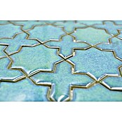 Mosaikfliese (29,6 x 29,6 cm, Grün, Glänzend)