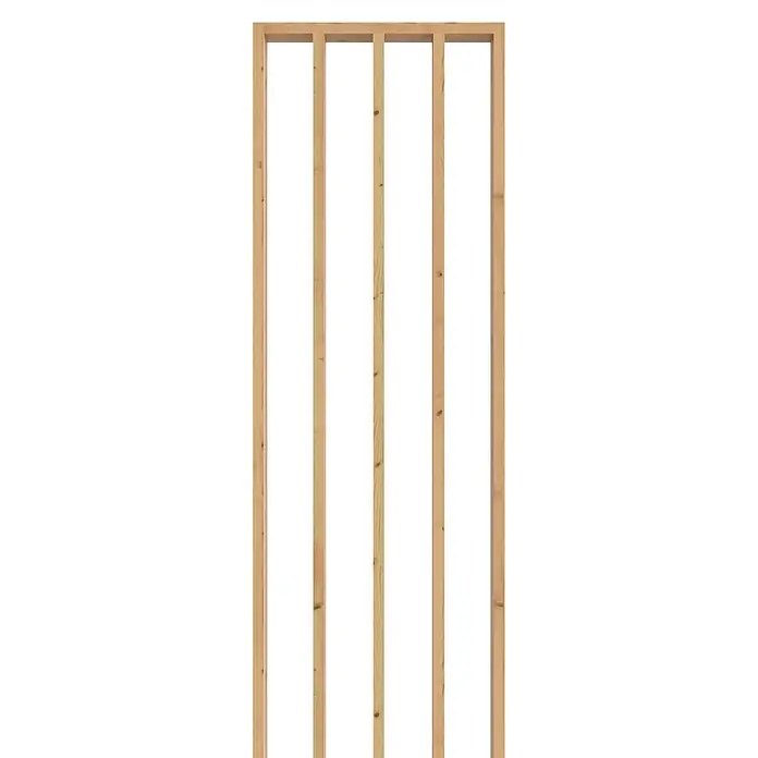 Radex Divisor de espacios - An x Al: 50 x 254 cm, Pino, Fijo - Elegante marco de madera con un diseño claro. La madera natural aporta calidez y encaja perfectamente con diseños minimalistas.