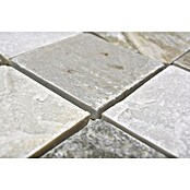 Mozaik pločica (30,5 x 30,5 cm, Bež / sivo, Mat)