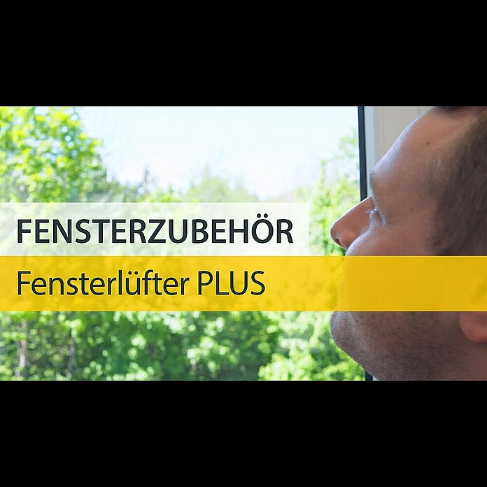 Schellenberg Fensterlüfter Plus Einzelpack (Weiß, 1 Stk.) | BAUHAUS