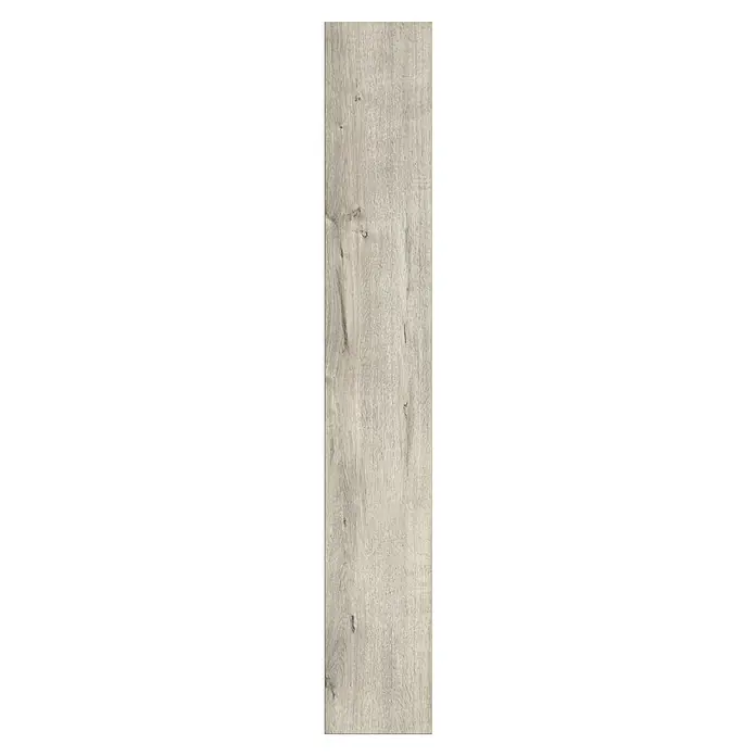 LOGOCLIC Ambienta Laminatmuster Aurora - 300 x 195 x 10 mm, Landhausdiele - Nahaufnahme eines Laminatbodens in hellem Holzdesign mit feiner Maserung und natürlichen Holzeffekten für eine moderne Optik.