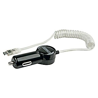 Schwaiger USB-autolader Micro USB (Ingang: 12 - 24 V DC, Sigarettenaansteker-stekker (SAE J563))