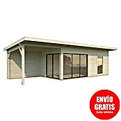 Palmako Caseta de jardín Andrea Slide Plus (Medidas ext. (An x Pr): 920 x 402 cm, Madera, Natural) | BAUHAUS
