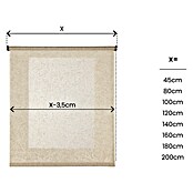 Estor enrollable Rustic (An x Al: 140 x 180 cm, Lino, Unicolor) | BAUHAUS