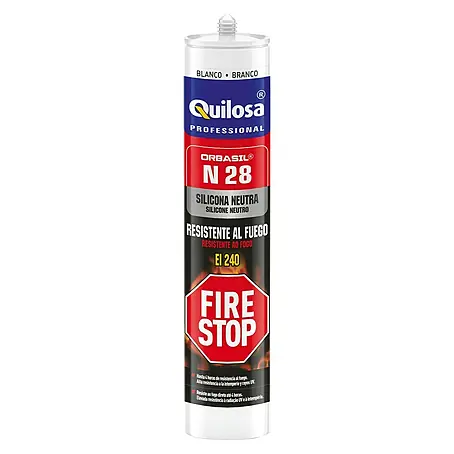 Quilosa  Silicona de alta temperatura Orbasil N 28 Fire Stop