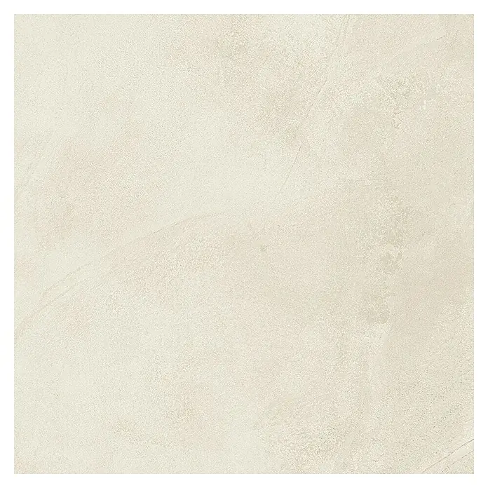 Atlas Concorde Solution Feinsteinzeugfliese Kaleidos White - 60 x 60 cm, Weiß, Matt - Das Bild zeigt eine beigefarbene Fliese mit subtiler Textur, ideal für moderne Boden- oder Wandgestaltungen mit ihrem neutralen Farbton.