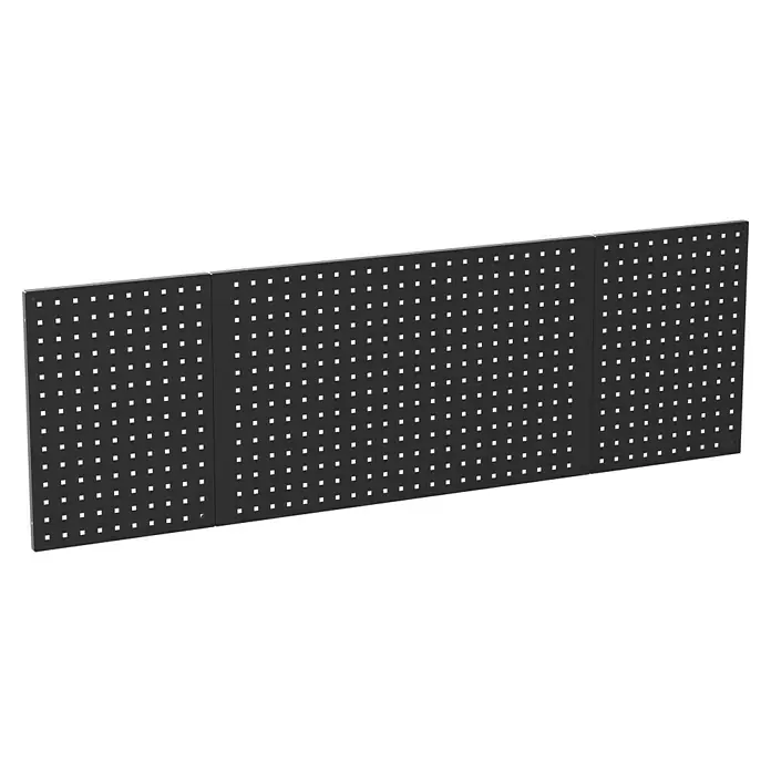 Güde Lochwand-Set 1709 XL - B x H: 2 x 55 cm, 3 -tlg. - Abstraktes Dunkelgrau zeigt Unregelmäßigkeiten und eine subtile Textur, ideal für minimalistische oder moderne Designs.