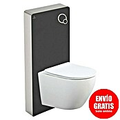 Set WC suspendido Cristal Pisa (Sin borde de descarga, Negro, 2 pzs.) | BAUHAUS