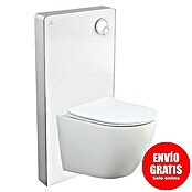 Set WC suspendido Cristal Pisa (Sin borde de descarga, Blanco, 2 pzs.) | BAUHAUS
