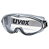 Uvex Schutzbrille (Transparent, Breites Befestigungsband)