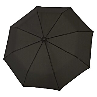 Doppler Taschenschirm Mia (Salzburg Schwarz, Durchmesser Bespannung: 98 cm, Länge: 27,5 cm)