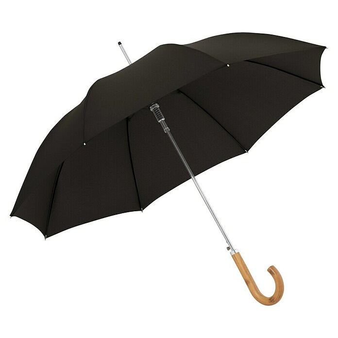 Doppler Regenschirm Mia (Vienna Schwarz, Durchmesser Bespannung: 103 cm, Länge: 87 cm) | BAUHAUS