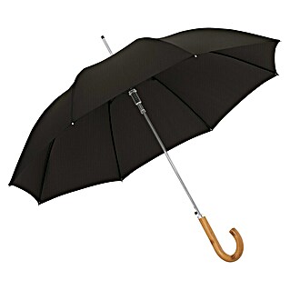 Doppler Regenschirm Mia (Vienna Schwarz, Durchmesser Bespannung: 103 cm, Länge: 87 cm)