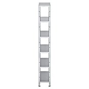 Regalux Aktenregal Office 100 (30 x 100 x 209 cm, Traglast: 60 kg/Boden, Weiß)
