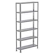 Regalux Aktenregal Office 100 (30 x 100 x 209 cm, Traglast: 60 kg/Boden, Weiß)