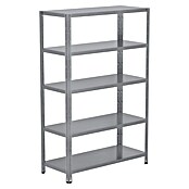 Regalux Regal za velike obremenitve  (V x Š x G: 188 x 120 x 50 cm, Nosilnost na polico: 200 kg, Število polic: 5 kos, Priklop) | 1230 - Metallregale | AAFA - Regale | AAF - Regalsysteme | AA - Eisenwaren | A - Eisenwaren | BAUHAUS