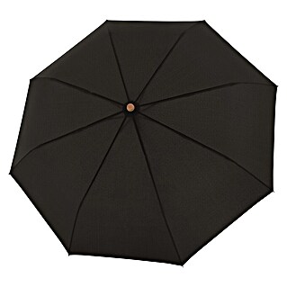 Doppler Taschenschirm Nature (Simply Black, Durchmesser Bespannung: 97 cm, Länge: 29 cm)