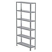 Regalux Aktenregal Office 100 (30 x 100 x 209 cm, Traglast: 60 kg/Boden, Weiß)