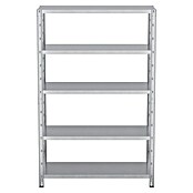 Regalux Regal za velike obremenitve  (V x Š x G: 188 x 120 x 50 cm, Nosilnost na polico: 200 kg, Število polic: 5 kos, Priklop) | 1230 - Metallregale | AAFA - Regale | AAF - Regalsysteme | AA - Eisenwaren | A - Eisenwaren | BAUHAUS
