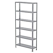 Regalux Aktenregal Office 100 (30 x 100 x 209 cm, Traglast: 60 kg/Boden, Weiß)