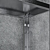 Regalux Aktenregal Office 100 (30 x 100 x 209 cm, Traglast: 60 kg/Boden, Weiß)