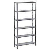 Regalux Aktenregal Office 100 (30 x 100 x 209 cm, Traglast: 60 kg/Boden, Weiß)
