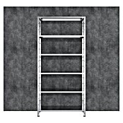 Regalux Aktenregal Office 100 (30 x 100 x 209 cm, Traglast: 60 kg/Boden, Weiß)