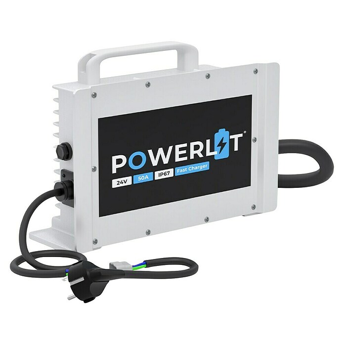 Powerlit Snellader LiFePO4 - 24V 50A - IP67 (Geschikt voor 24V LiFePO4 (LFP) Accu's) | BAUHAUS