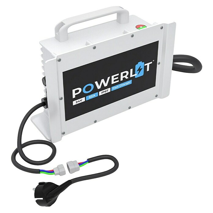 Powerlit Snellader LiFePO4 - 24V 50A - IP67 (Geschikt voor 24V LiFePO4 (LFP) Accu's) | BAUHAUS