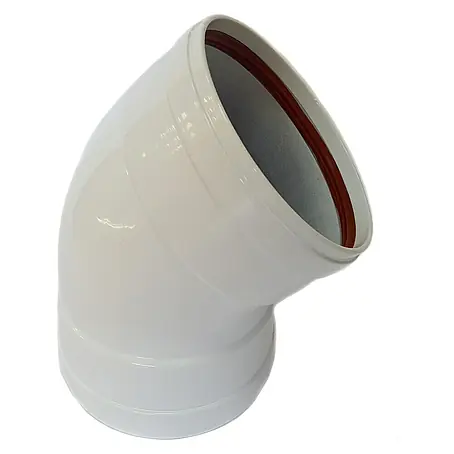 Codo para tubos H/H Alu-Vac 45°