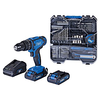 Scheppach IXES 20V Taladro atornillador de batería C-CDTB74/2-X (20 V, 2 baterías, 2 Ah, 50 Nm, 77 pzs.)