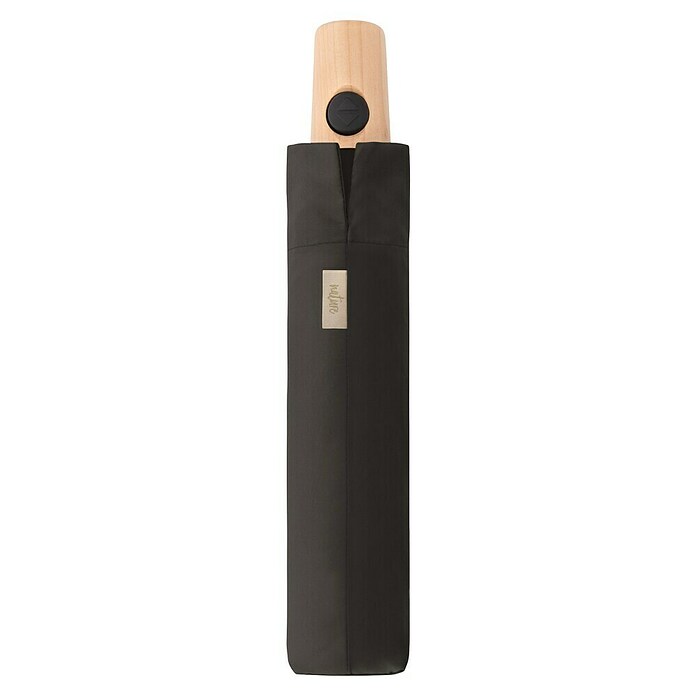 Doppler Taschenschirm Nature (Simply Black, Durchmesser Bespannung: 97 cm, Länge: 29 cm) | BAUHAUS