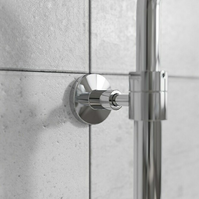 Mixomat Sustav tuš garniture  (Visina: 118 cm, Srebrna, Sjaj) | BAUHAUS