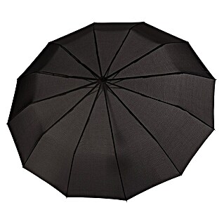 Doppler Taschenschirm Fiber Magic (Major Black, Durchmesser Bespannung: 97 cm, Länge: 27 cm)