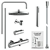 Mixomat Sustav tuš garniture  (Visina: 118 cm, Srebrna, Sjaj) | BAUHAUS