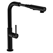 Slavina za sudoper Monza  (Visina: 36,5 cm, Crna, Mat) | BAUHAUS