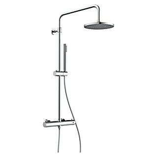 Mixomat Duschsystem Orlando (Höhe: 118 cm, Chrom, Glänzend)