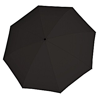 Doppler Taschenschirm Fiber Golf Trekking (Uni Black, Durchmesser Bespannung: 121 cm, Länge: 40 cm)