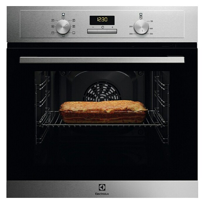 Electrolux Horno empotrado EOH3H00BX (Número de tipos de calentamiento: 7 ud., Volumen horno: 65 l) + Garantía BAUHAUS 5 años para equipos...