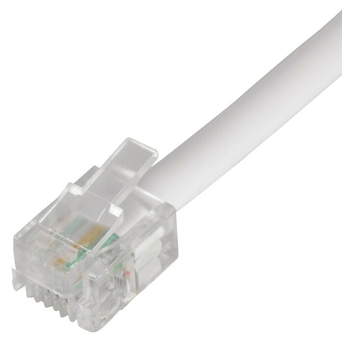Q-Link Telefoonkabel (Wit, 10 m) | BAUHAUS