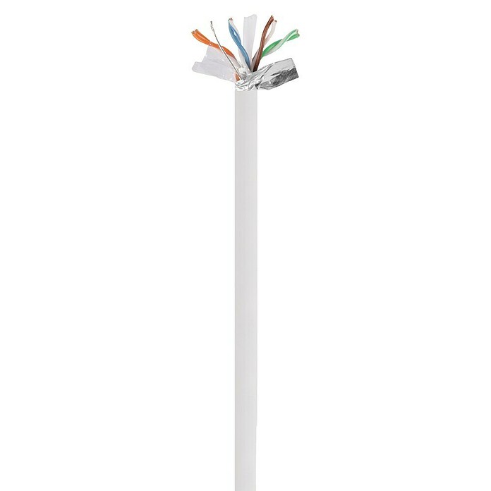 Q-Link Netwerkkabel FTP - CAT6 (Wit, Tot 1 GBit/s, 20 m) | BAUHAUS